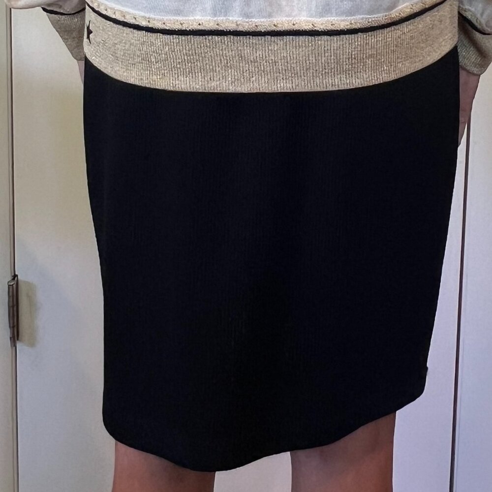 Vintage St. John Basics Black Knit Skirt, size 2